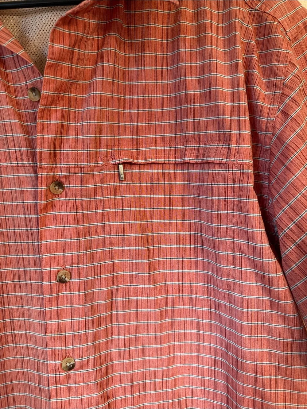 The North Face Men's Short-Sleeve Button-Up Shirt - Red Plaid